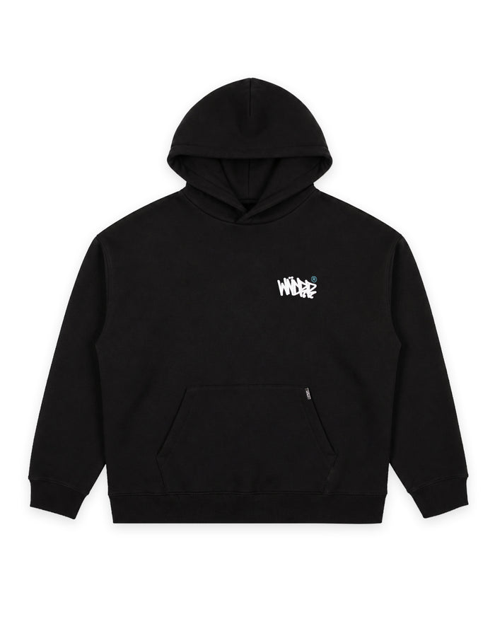 WNDRR TAGGED HOOD SWEAT 'BLACK'