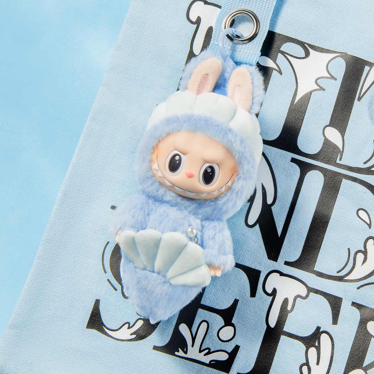 Labubu Hide And Seek in Singapore Series-Vinyl Plush Doll Pendant