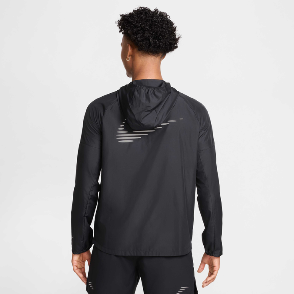 Nike Dri-FIT Miler Flash Water Repellant Jacket 'Black'