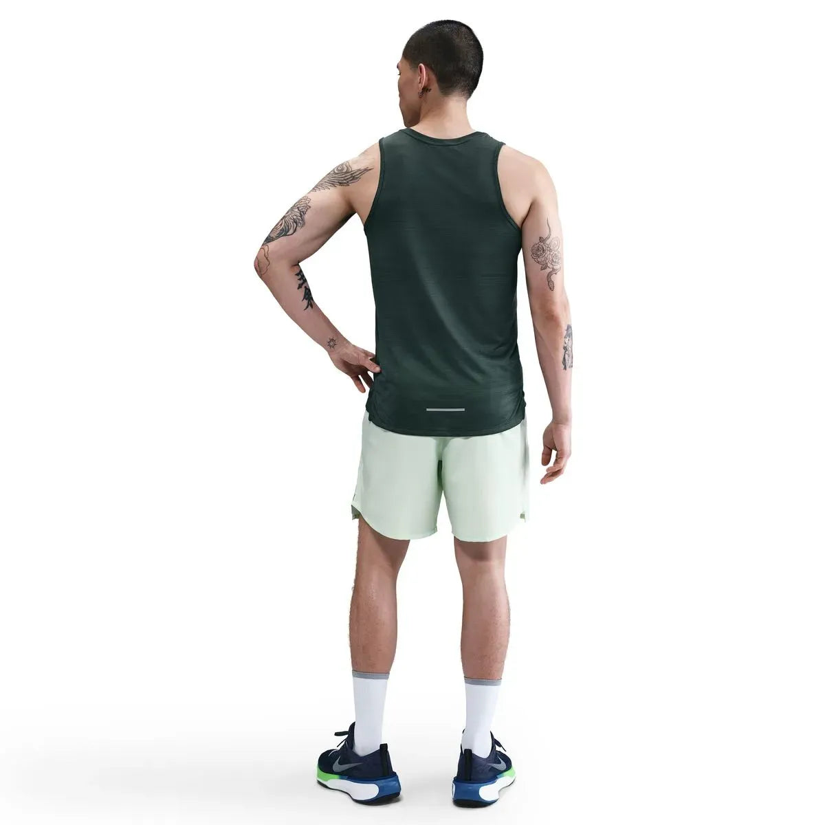 Men's Nike Dri-Fit Miler Tank Top 'Dark Green'