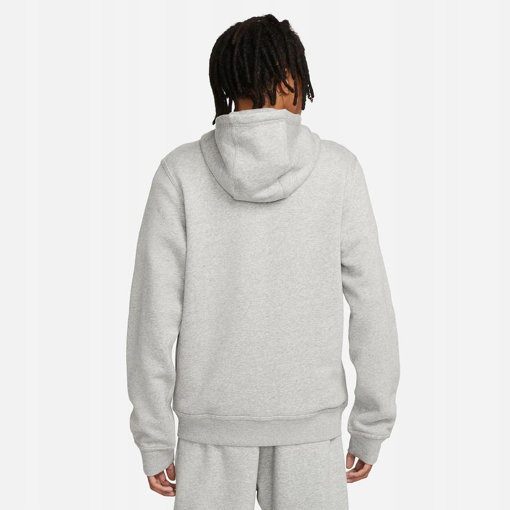Men's Nike Club Swoosh Full Zip Hoodie 'Grey'