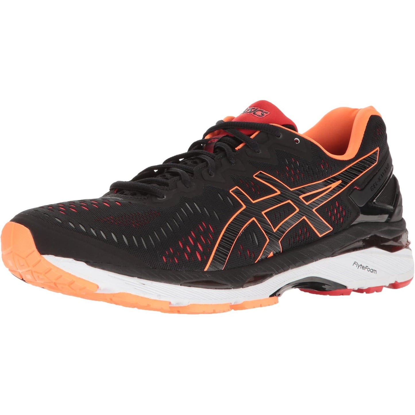 Men's ASICS Gel Kayano 23 'Black/Hot Orange'