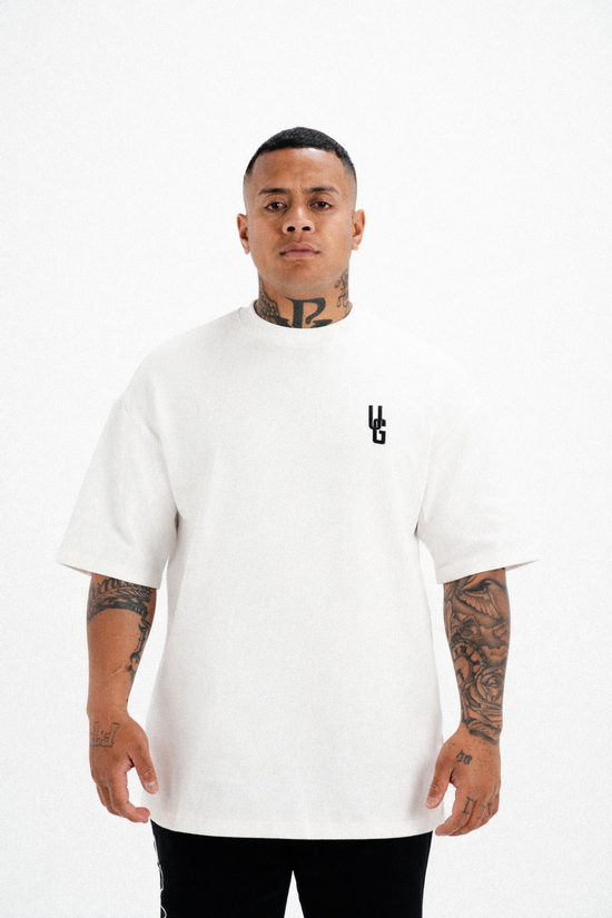 UG ORIGIN TEE 'WHITE/BLACK'
