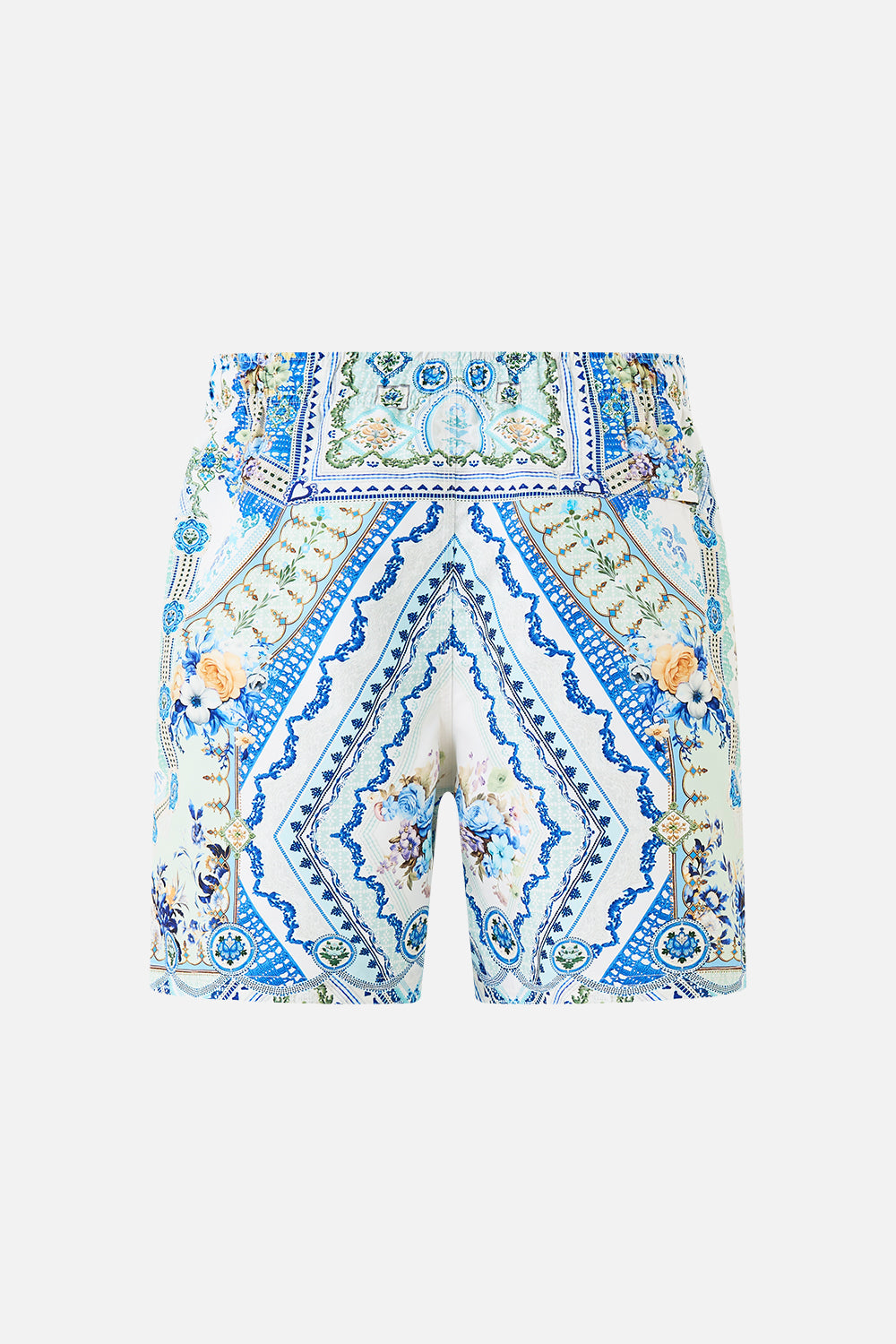 Camilla mid length boardshort 'Homespun Heart'