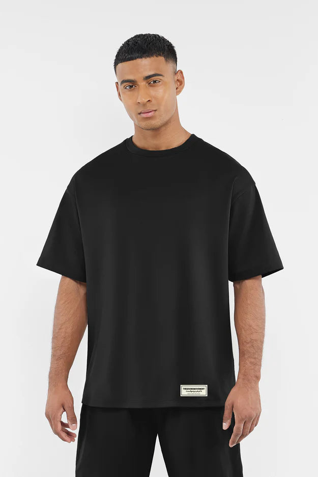 TGM AUS Print Oversized T-Shirt 'Pitch Black'