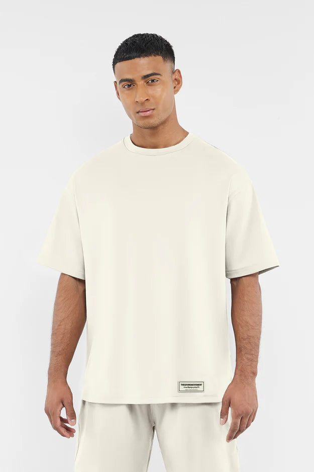 TGM AUS Print Oversized T-Shirt 'Ivory'