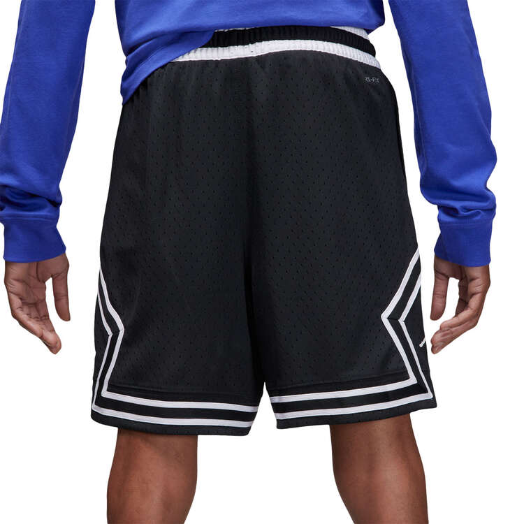 Jordan Dri-FIT Sport Diamond Basketball Shorts 'Black/White'