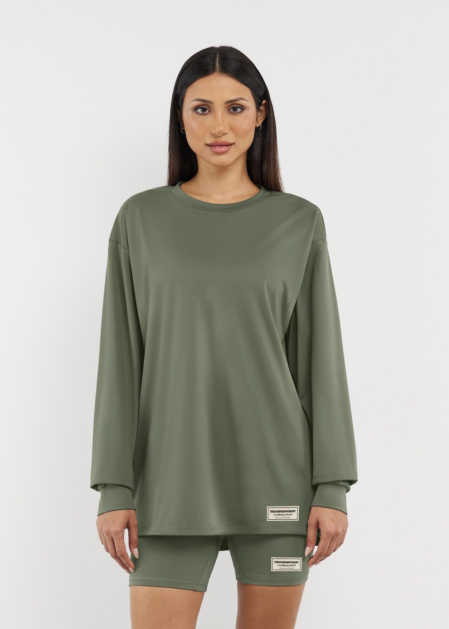 TGM Oversized Long Sleeve T-Shirt 'Clay'