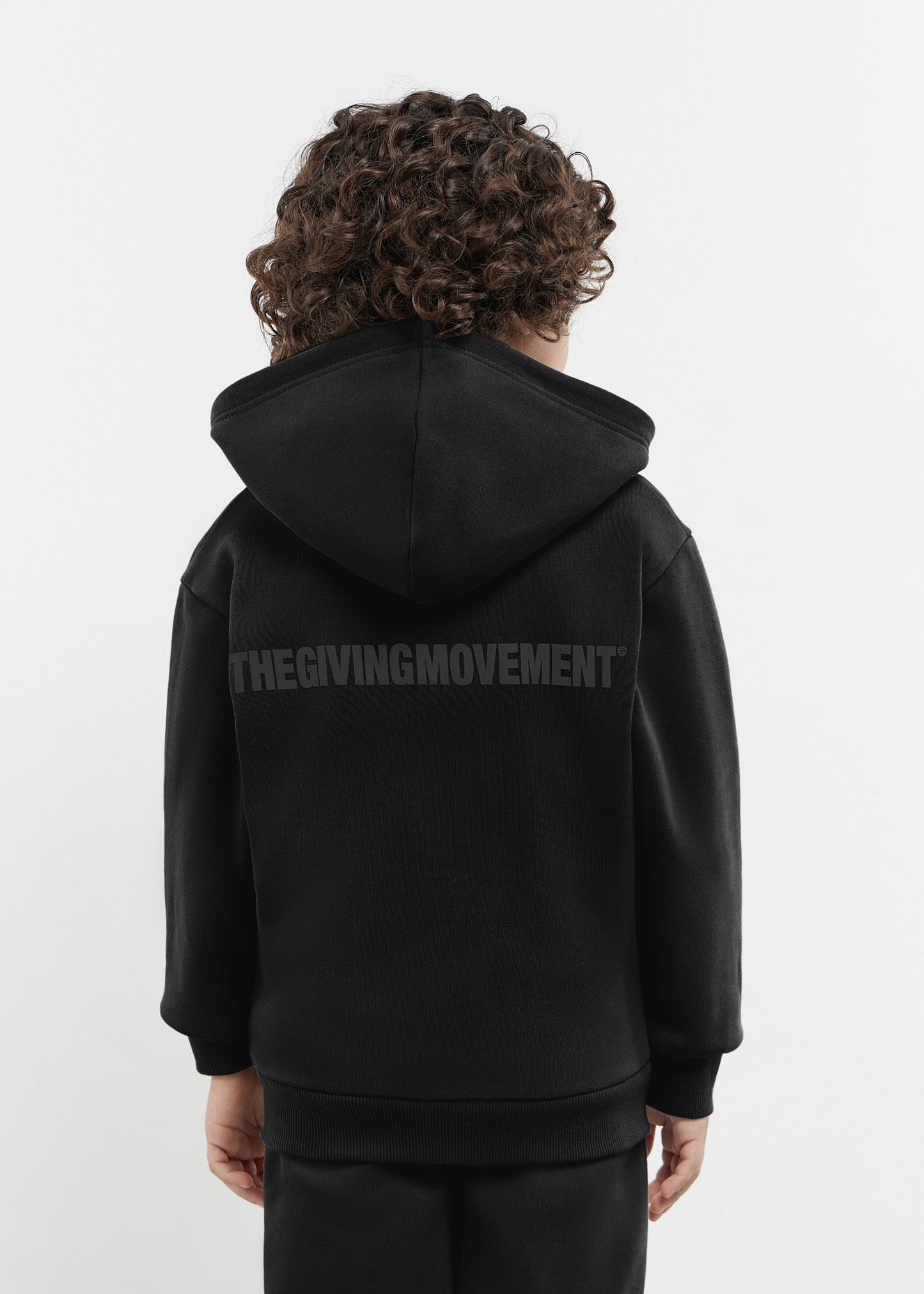 TGM Oversized Zip Hoodie 'Pitch Black'