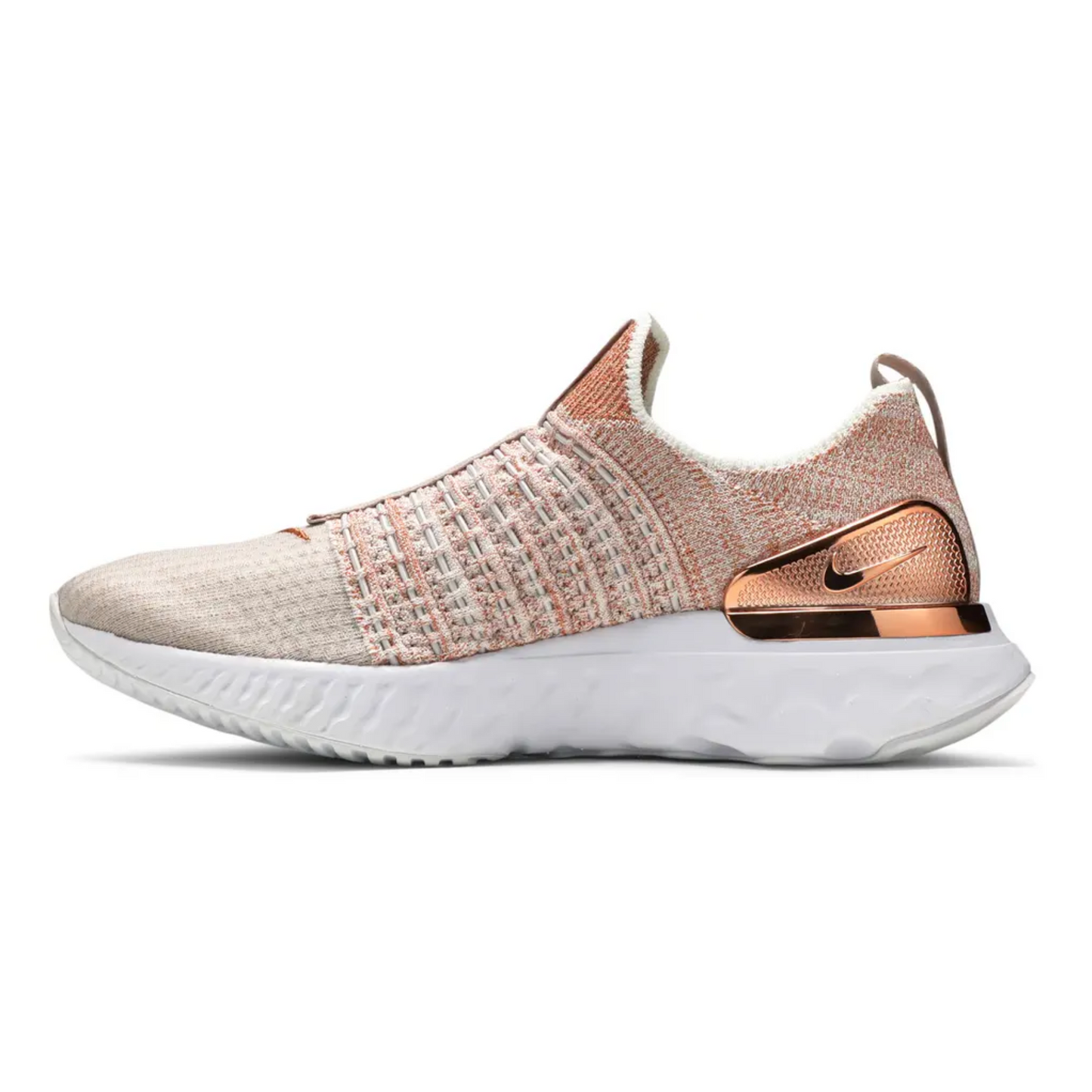 Women's Nike React Phantom FlyKnit 2 Premium 'Fossil Stone Metallic Red Bronze'