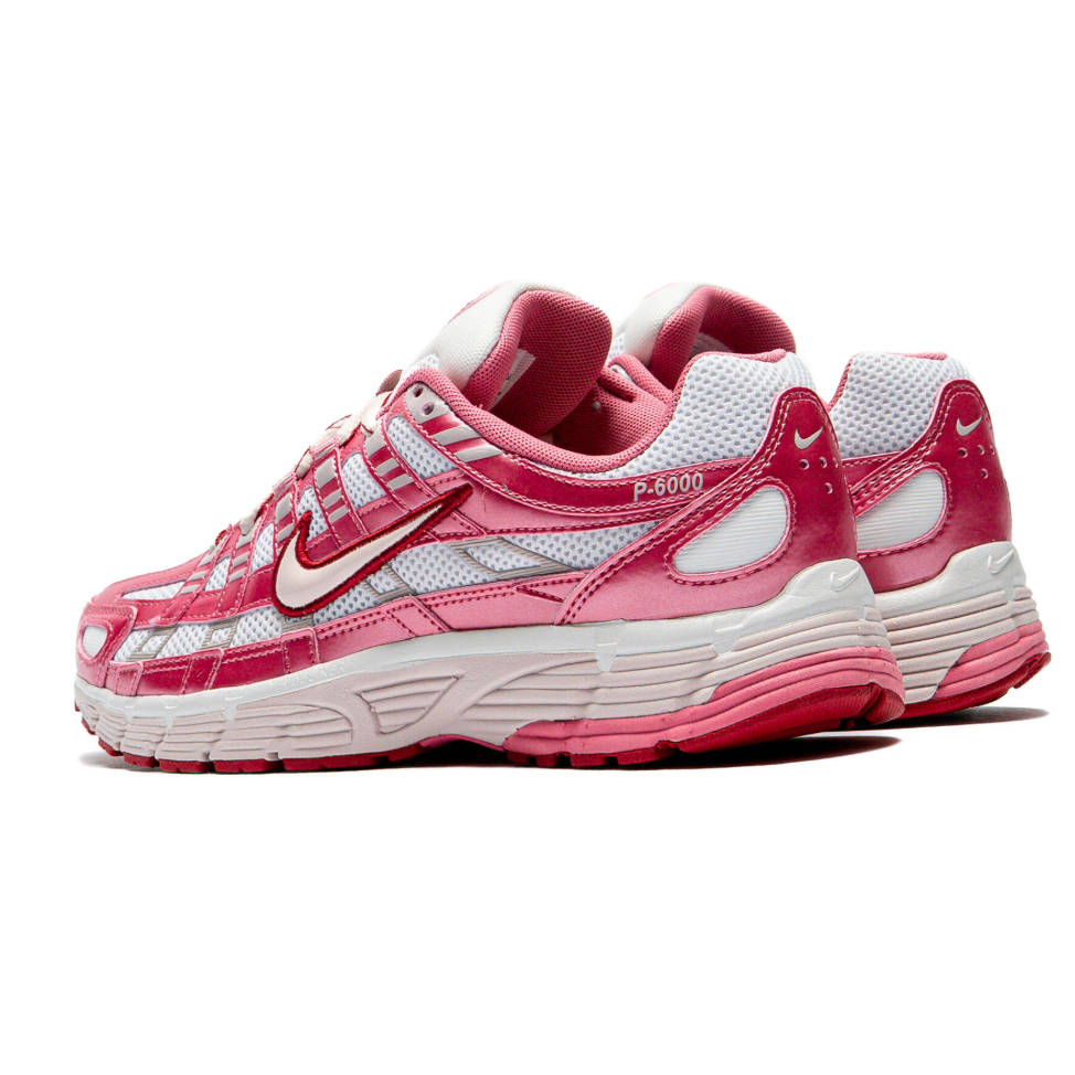 Women's Nike P-6000 'Summit White Slit Red'