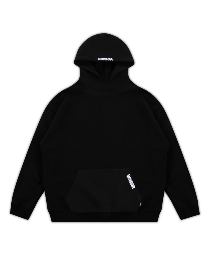 WNDRR HALO HOOD SWEAT 'BLACK'