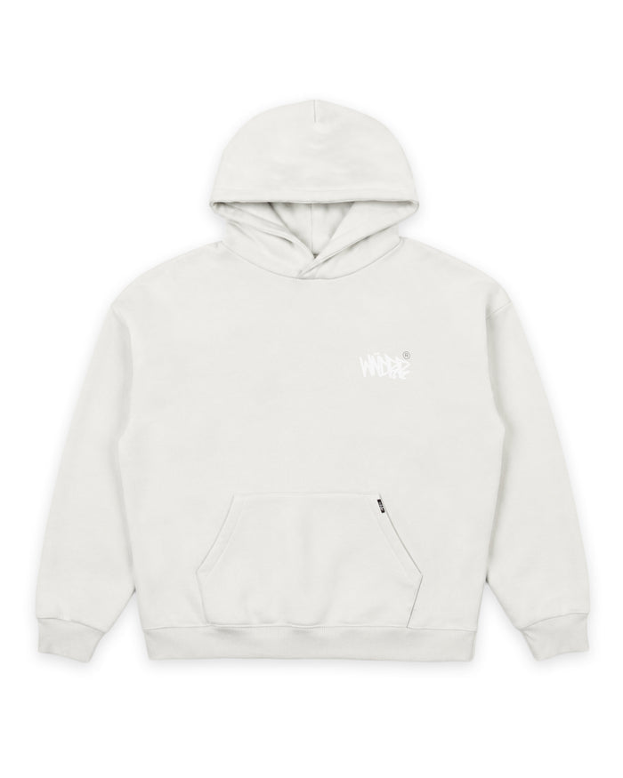 WNDRR TAGGED HOOD SWEAT 'OYSTER'