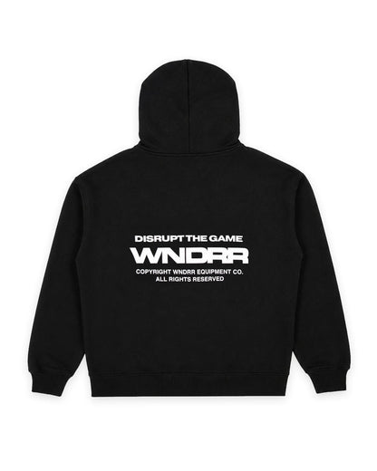 WNDRR REFRAIN HOOD SWEAT 'BLACK'