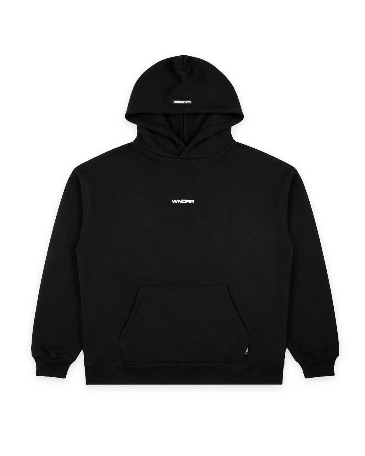 WNDRR REFRAIN HOOD SWEAT 'BLACK'