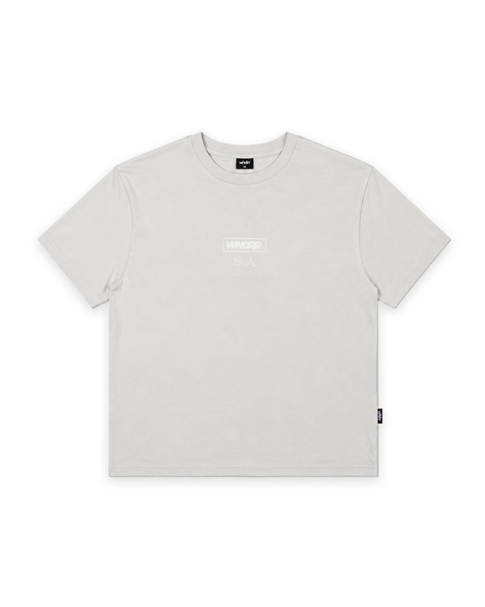 WNDRR SHODO BOX FIT TEE 'OYSTER'