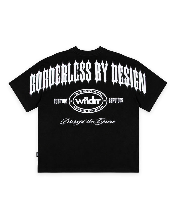 WNDRR RZN HEAVY WEIGHT TEE 'BLACK'