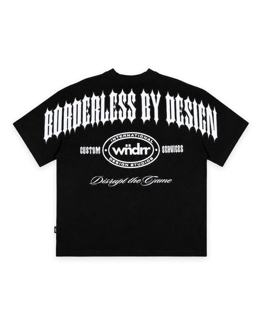 WNDRR RZN HEAVY WEIGHT TEE 'BLACK'