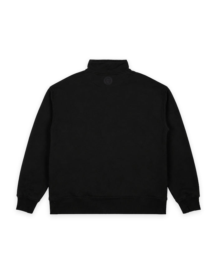 WNDRR MAISON 1/4 ZIP SWEAT 'BLACK'