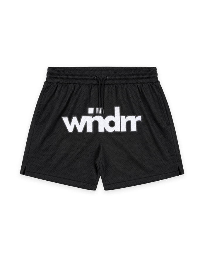 WNDRR ACCENT MESH SHORT 'BLACK'