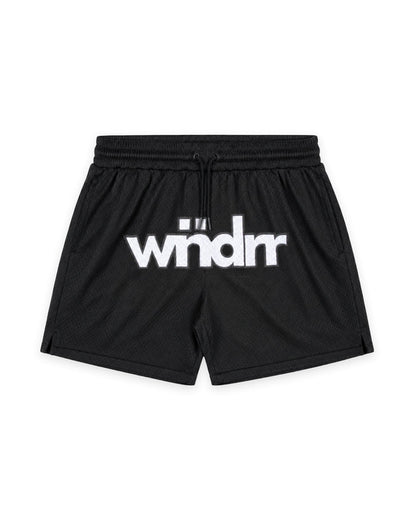WNDRR ACCENT MESH SHORT 'BLACK'