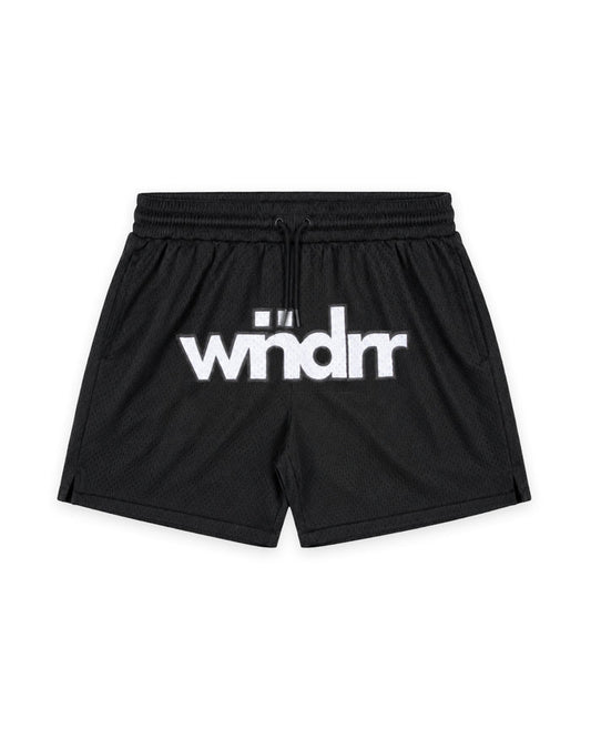 WNDRR ACCENT MESH SHORT 'BLACK'