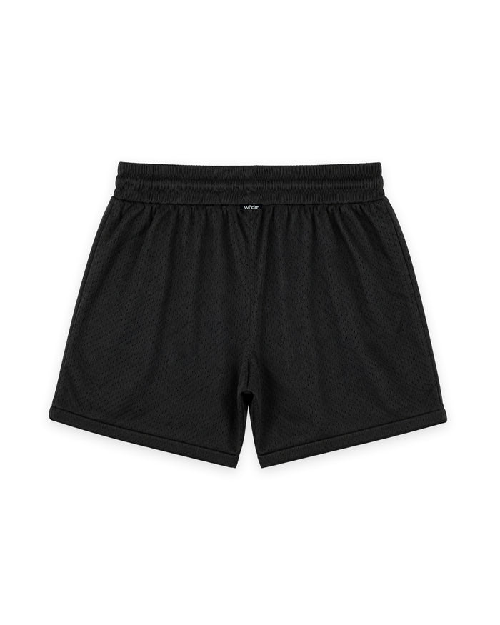 WNDRR ACCENT MESH SHORT 'BLACK'