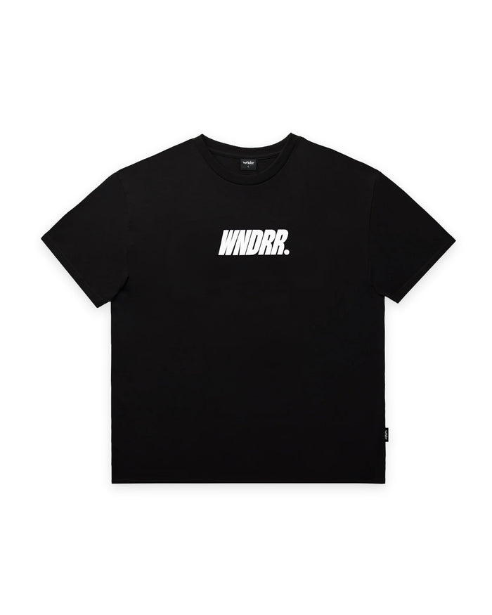 WNDRR DRIFT BOX FIT TEE 'BLACK'
