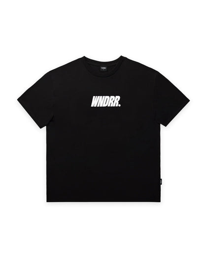 WNDRR DRIFT BOX FIT TEE 'BLACK'