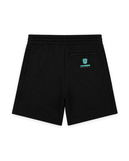 WNDRR COLLECTIVE TECH TRACKSHORT 'BLACK/TEAL'