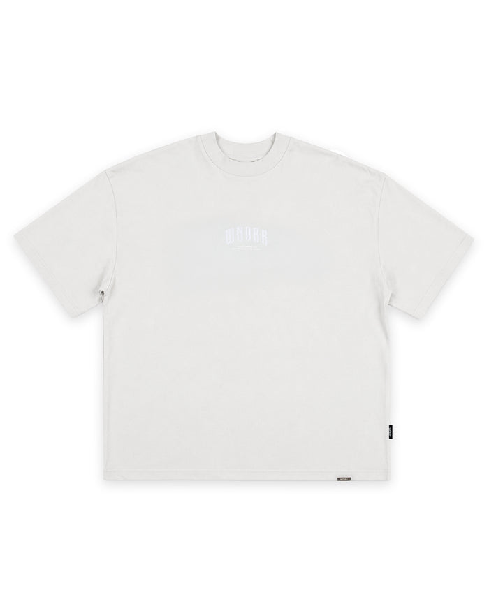WNDRR RAIDER HEAVY WEIGHT TEE 'OYSTER'