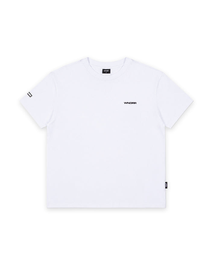 WNDRR REFRAIN BOX FIT TEE 'WHITE'