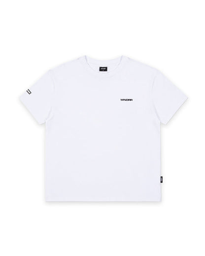 WNDRR REFRAIN BOX FIT TEE 'WHITE'