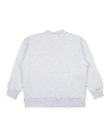 WNDRR CREDIT CREW SWEAT  'WHITE MARLE'
