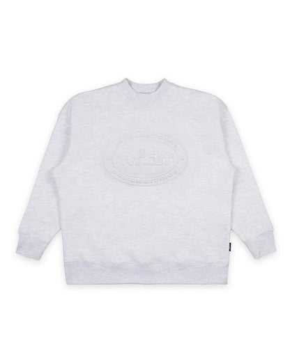 WNDRR CREDIT CREW SWEAT  'WHITE MARLE'