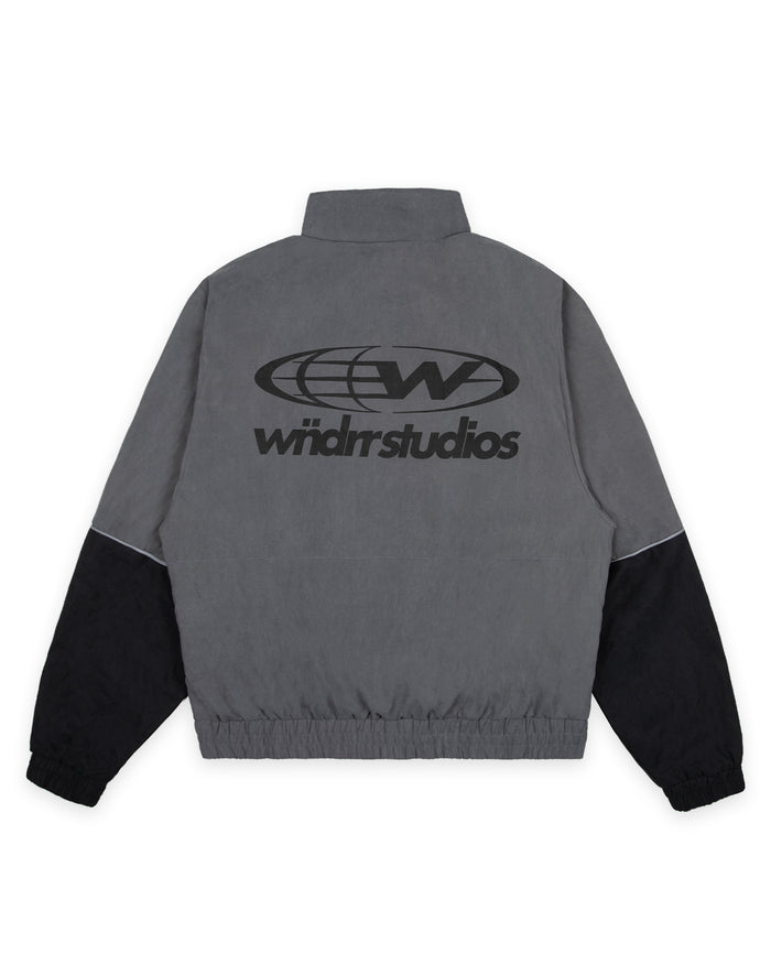 WNDRR GLOBE SPORT JACKET 'GREY BLACK'