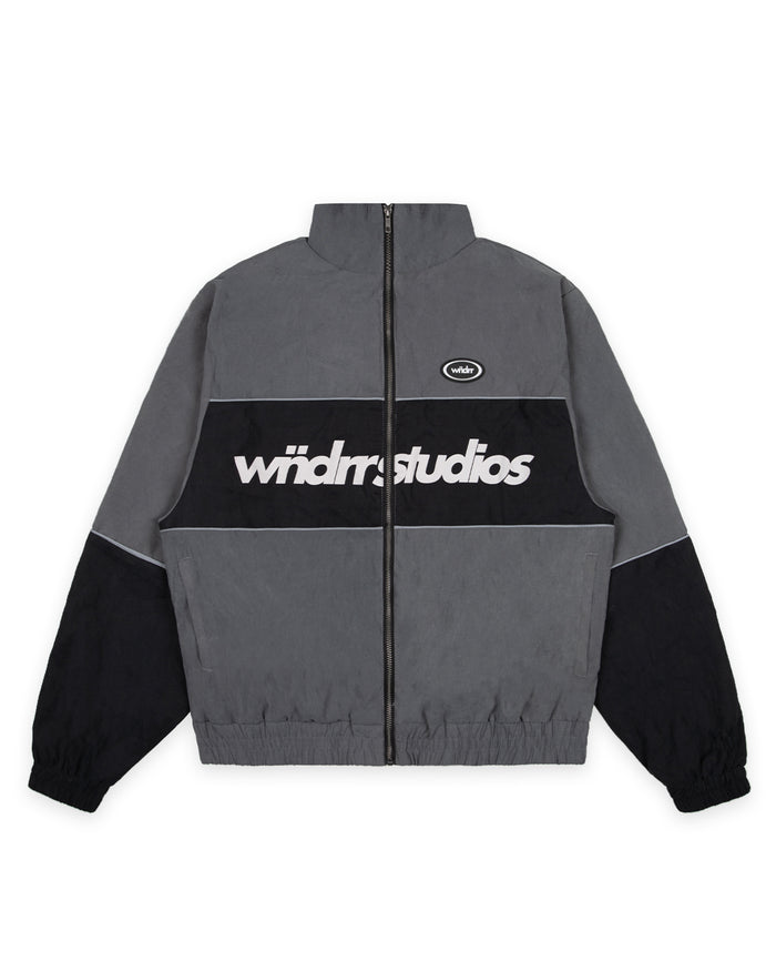 WNDRR GLOBE SPORT JACKET 'GREY BLACK'
