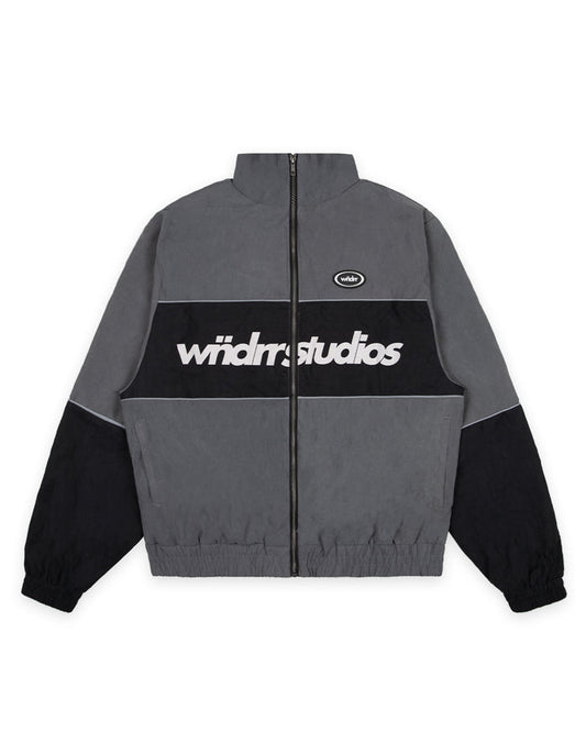 WNDRR GLOBE SPORT JACKET 'GREY BLACK'