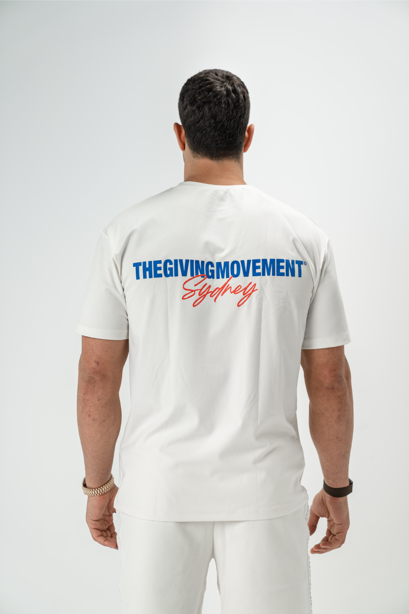 TGM Sydney Print Oversized T-Shirt 'IVORY'