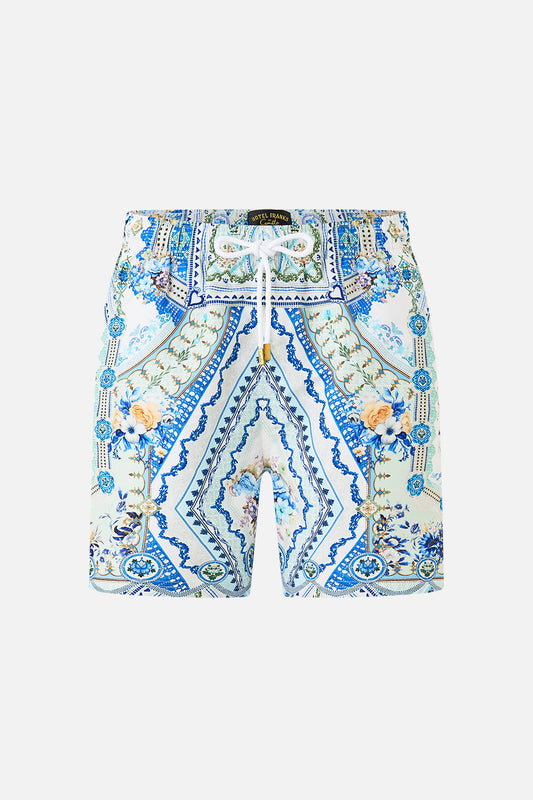 Camilla mid length boardshort 'Homespun Heart'