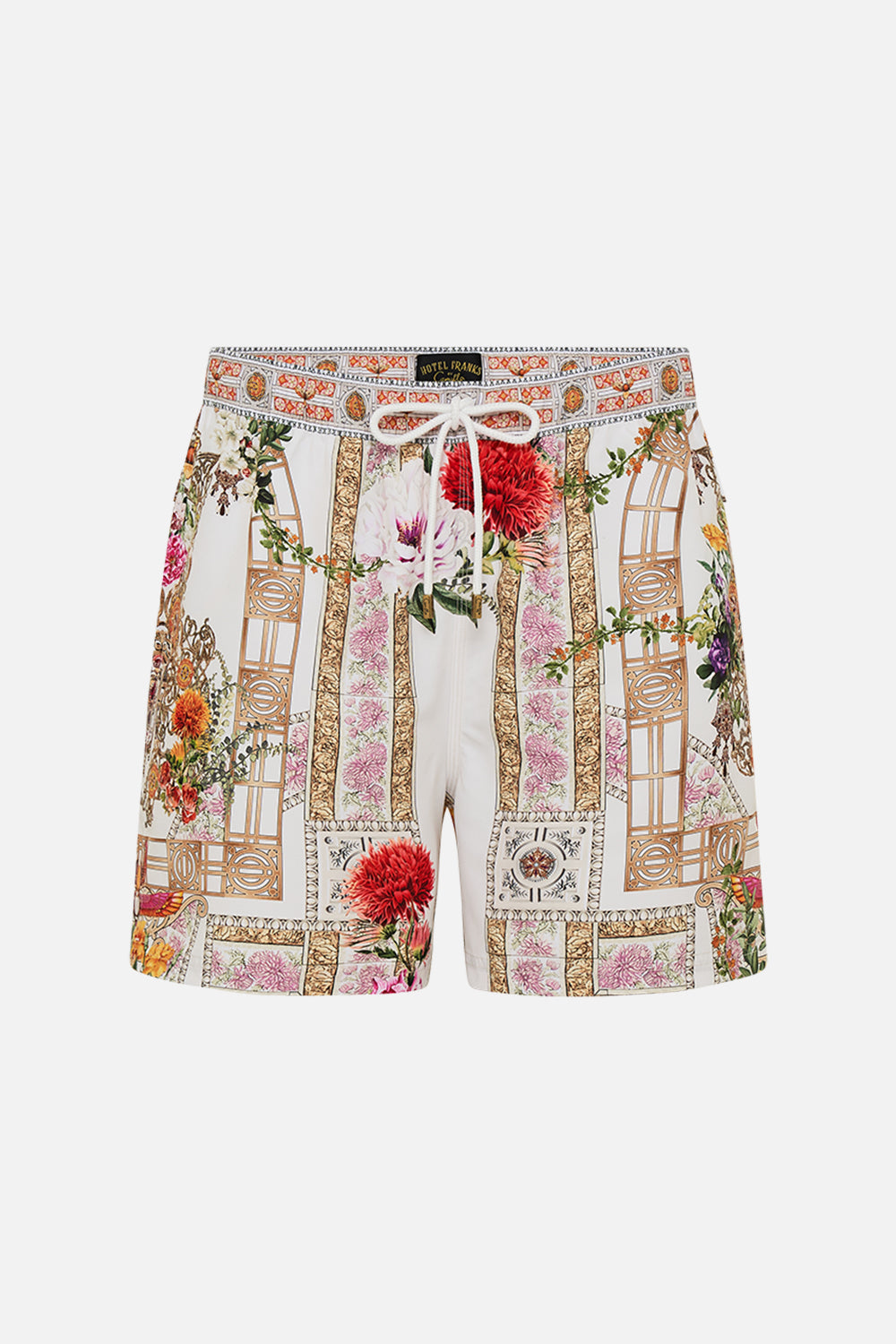 Camilla mid length boardshort 'Egyptian rose'