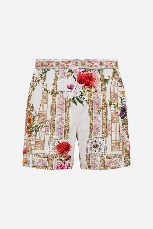 Camilla mid length boardshort 'Egyptian rose'