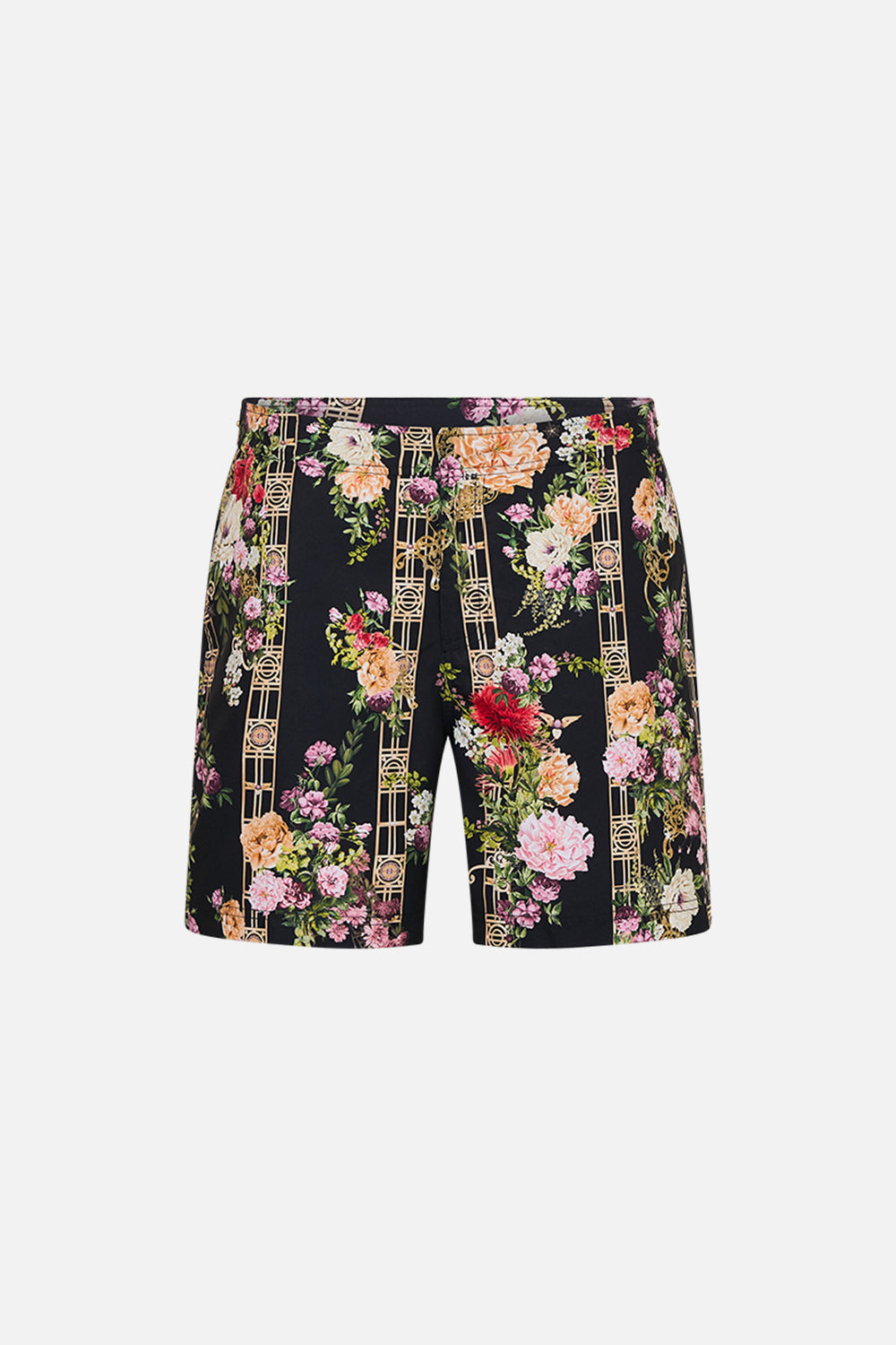 Camilla mid length swim short 'Adorned in alexandria'