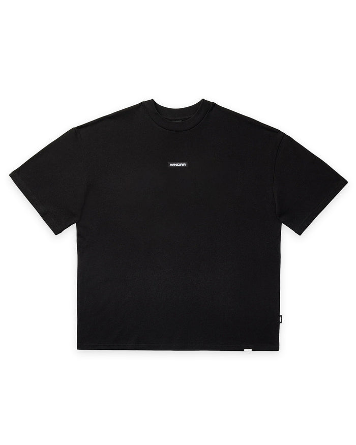 WNDRR CONTEXT HEAVY WEIGHT TEE 'BLACK'
