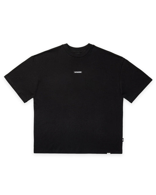 WNDRR CONTEXT HEAVY WEIGHT TEE 'BLACK'
