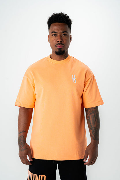 UG EMPIRE STREET TEE SUMMER 'ORANGE/WHITE'