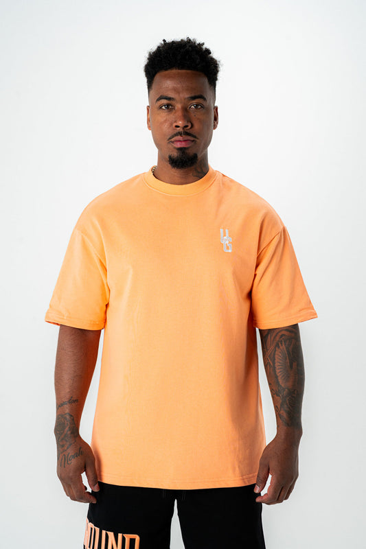 UG EMPIRE STREET TEE SUMMER 'ORANGE/WHITE'