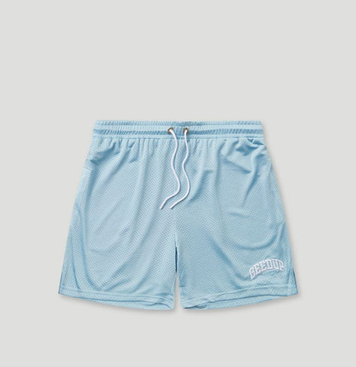 Geedup Co Team Logo Mesh Shorts 'Cool Blue'