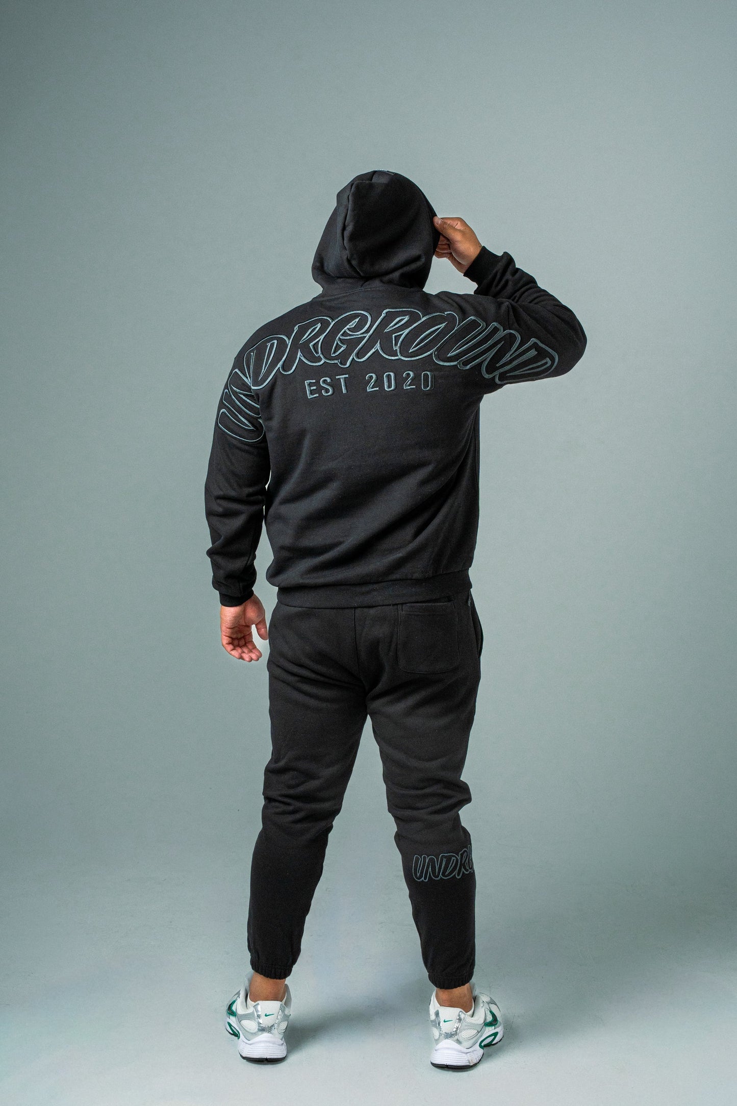 Hype Hoodie Black/Charcoal