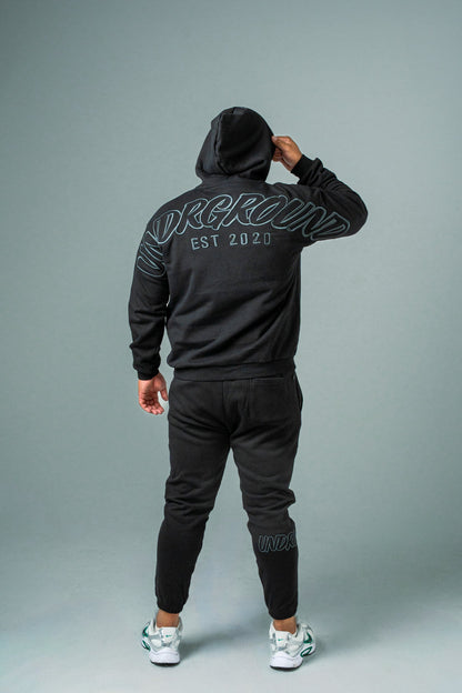 Hype Hoodie Black/Charcoal